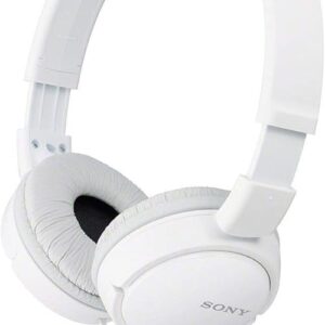 Sony MDR-ZX110A On Ear Stereo Wired Headphones (White), Without Mic