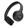 JBL Tune 520BT Wireless On Ear Headphones with Mic, Upto 57H Battery, Speed Charge : 5 Min Charge Gives Up to 3H of Playback, Multipoint Connect, Customizable Bass with Headphones App, BT 5.3 (Black)
