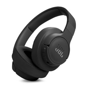 JBL Tune 770NC Wireless Over Ear ANC Headphones with Mic, Upto 70 Hrs Battery, Speed Charge : 5 min Charge Gives up to 3H of Playback, Google Fast Pair, Dual Pairing, BT 5.3 (Black)