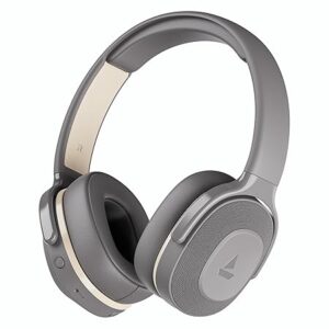 boAt 2025 Launch Rockerz 413, 60H Battery, 40Mm Drivers, Dual Pair,ENx Tech, Low Latency, Stream Ad Free Music via App Support, Bluetooth Headphones, Wireless Over Ear Headphone with Mic (Ash Grey)